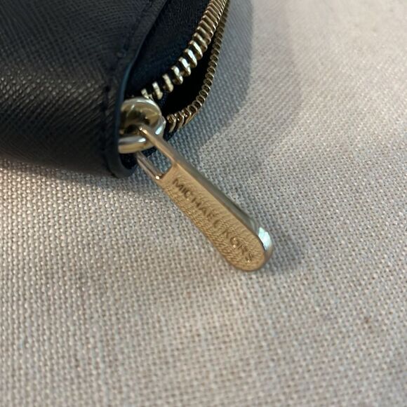 Michael Kors Black Zippered Wristlet - Picture 4 of 7